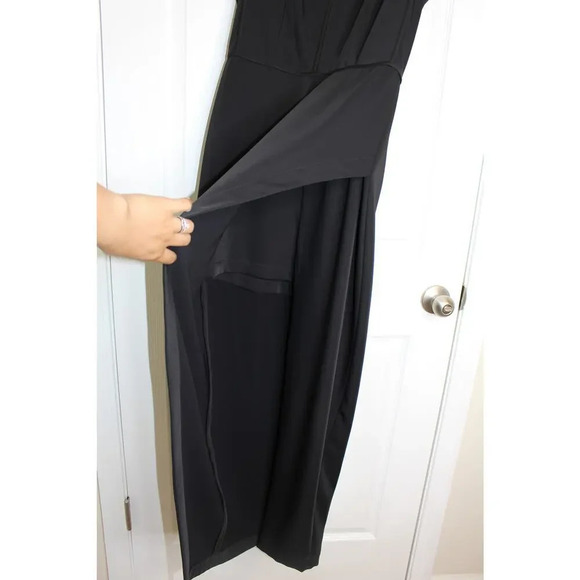 Yigal Azrouel Crepe Wrap Wrap-skirt Jumpsuit 6 - Picture 3 of 8
